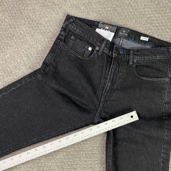 NWT Paul Smith Jeans Slim Fit Washed Black Stretch Men's 29 Measure 31.5 x 32.75 - Picture 14 of 15